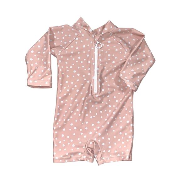 Current Tyed Long Sleeve Rashguard  Sunsuit 6Mo - Picture 1 of 4